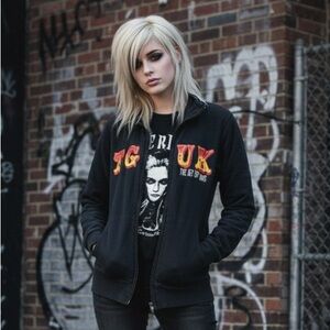 The Get Up Kids Vintage Emo Band Zip-Up • Midwest Emo Aesthetic • TGUK - Medium